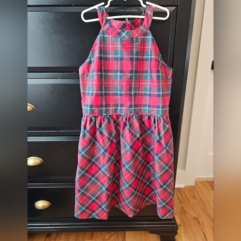 Vineyard Vines Tartan plaid dress size 14